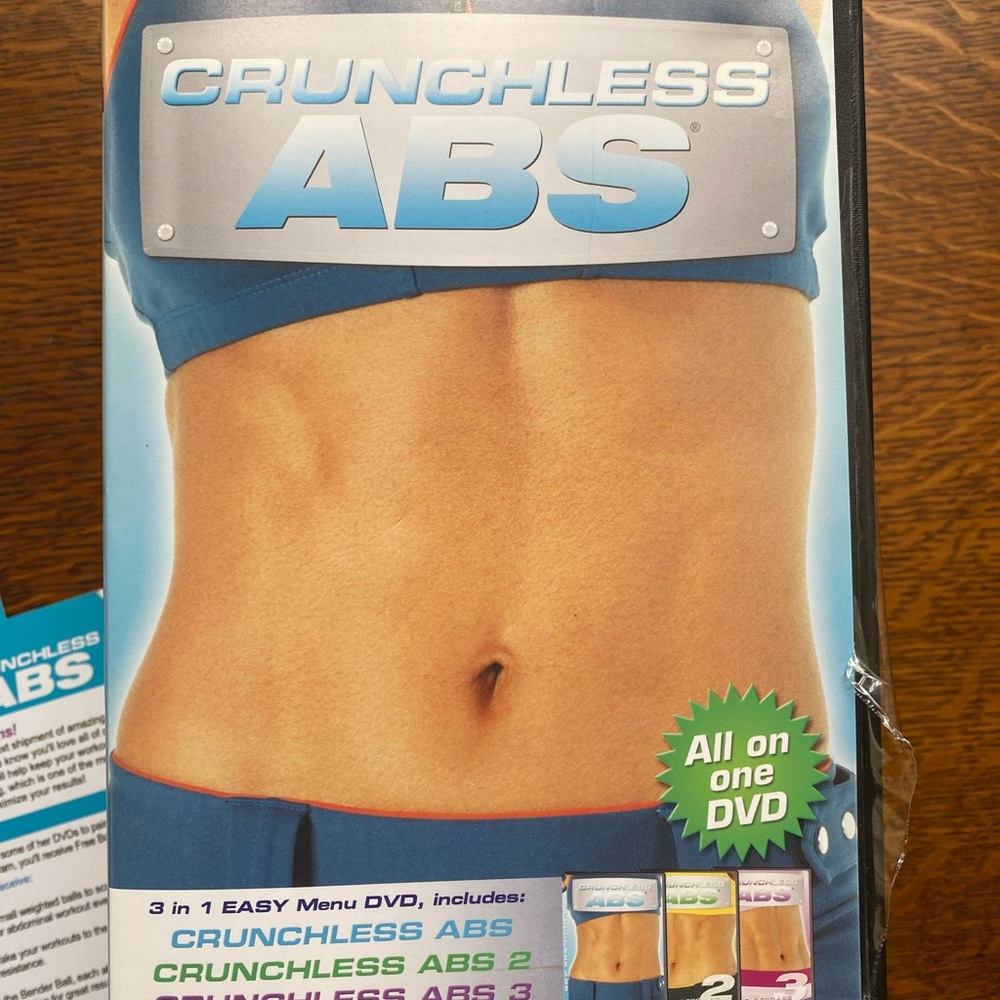 Complete set of DVDs Crunchless Abs